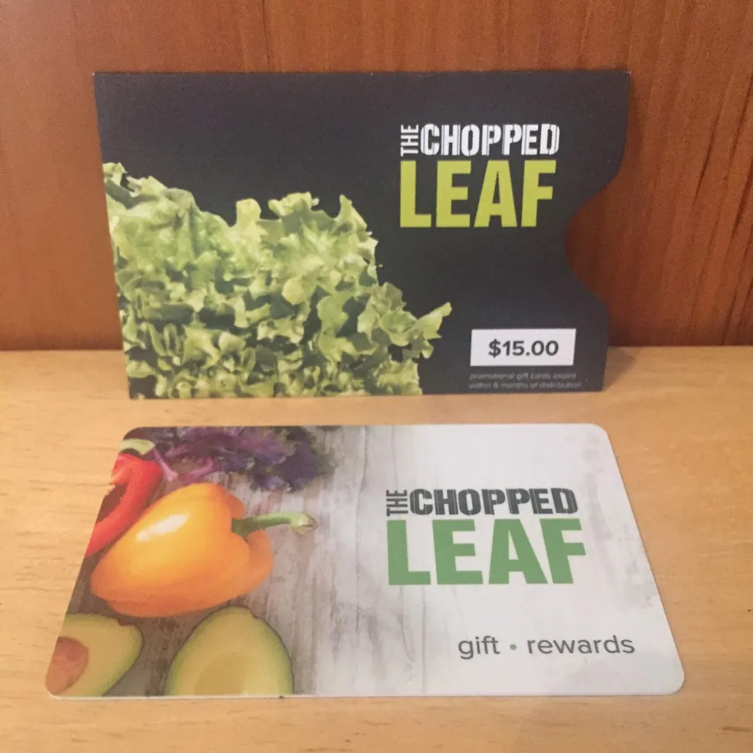 $15 Gift Card - Chopped Leaf photo 1