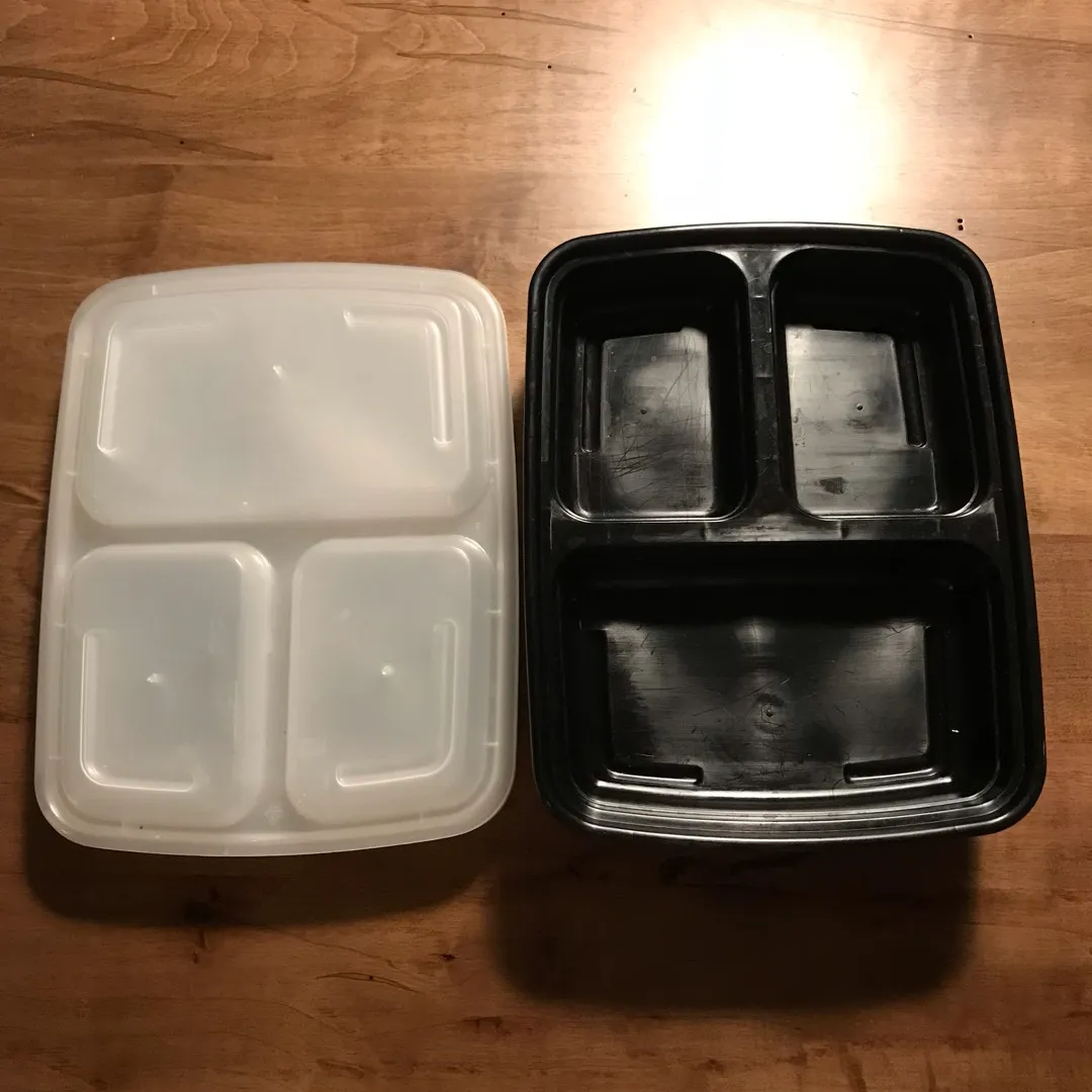 9 X 3 Compartment Meal Container photo 1