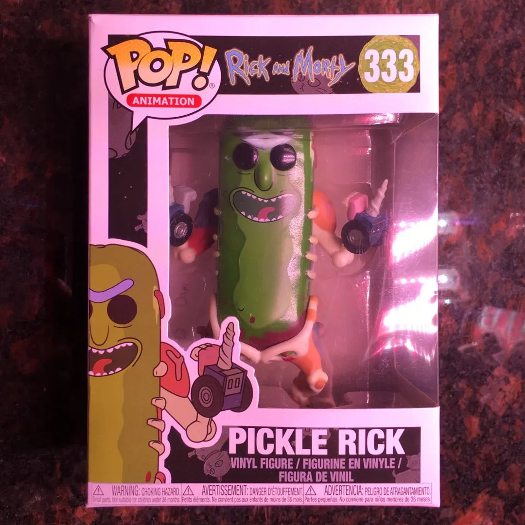 Funko Pop Pickle Rick. MIB photo 1