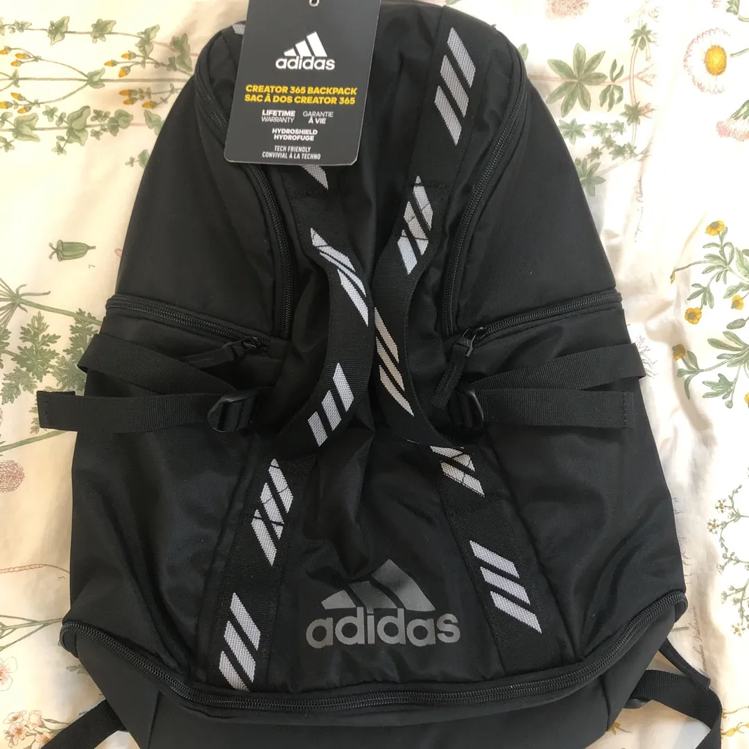 BNWT Adidas Backpack With Shoe Storage photo 1