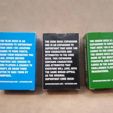 Superfight + 3 Expansion packs! photo 6