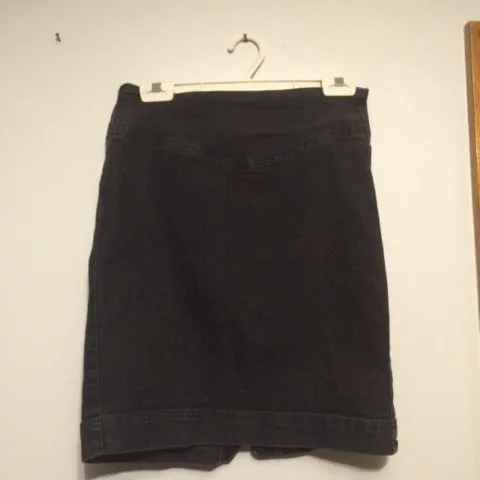 Black Denim Skirt photo 1
