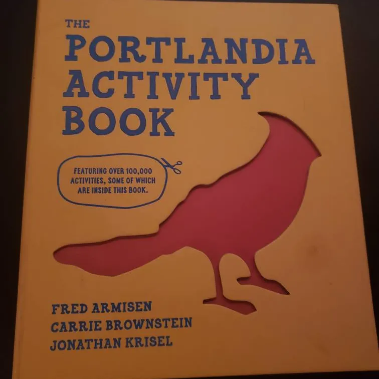 Brand New Unused Portlandia Activity Book photo 3