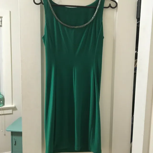 Emerald Green Ralph Lauren Dress - Sz 4 photo 3