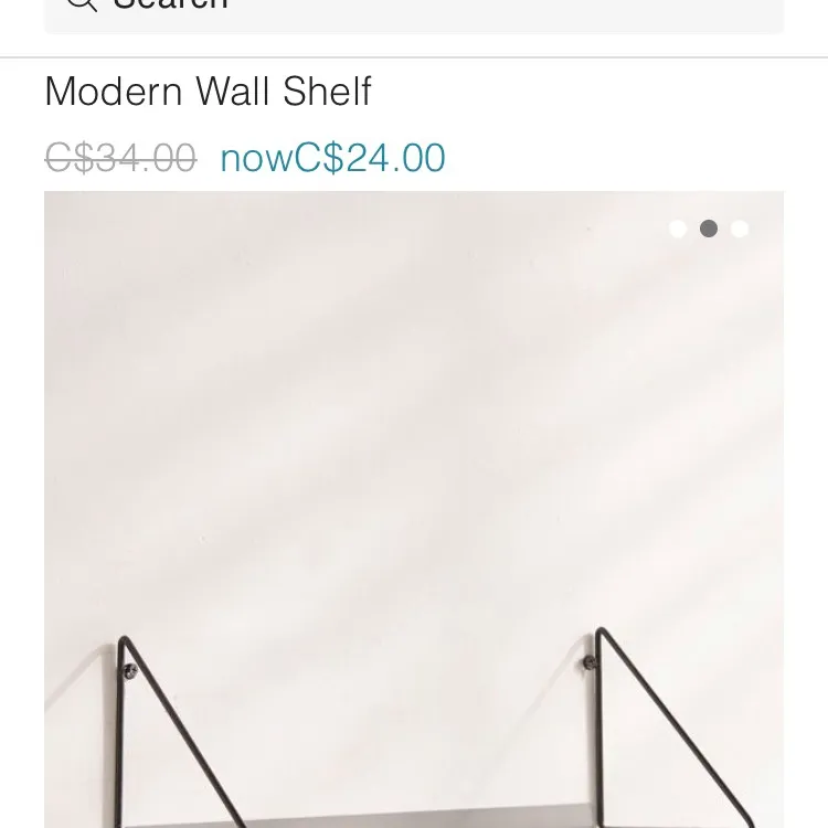 Urban Outfitters Modern Wall Shelf (x2) photo 3