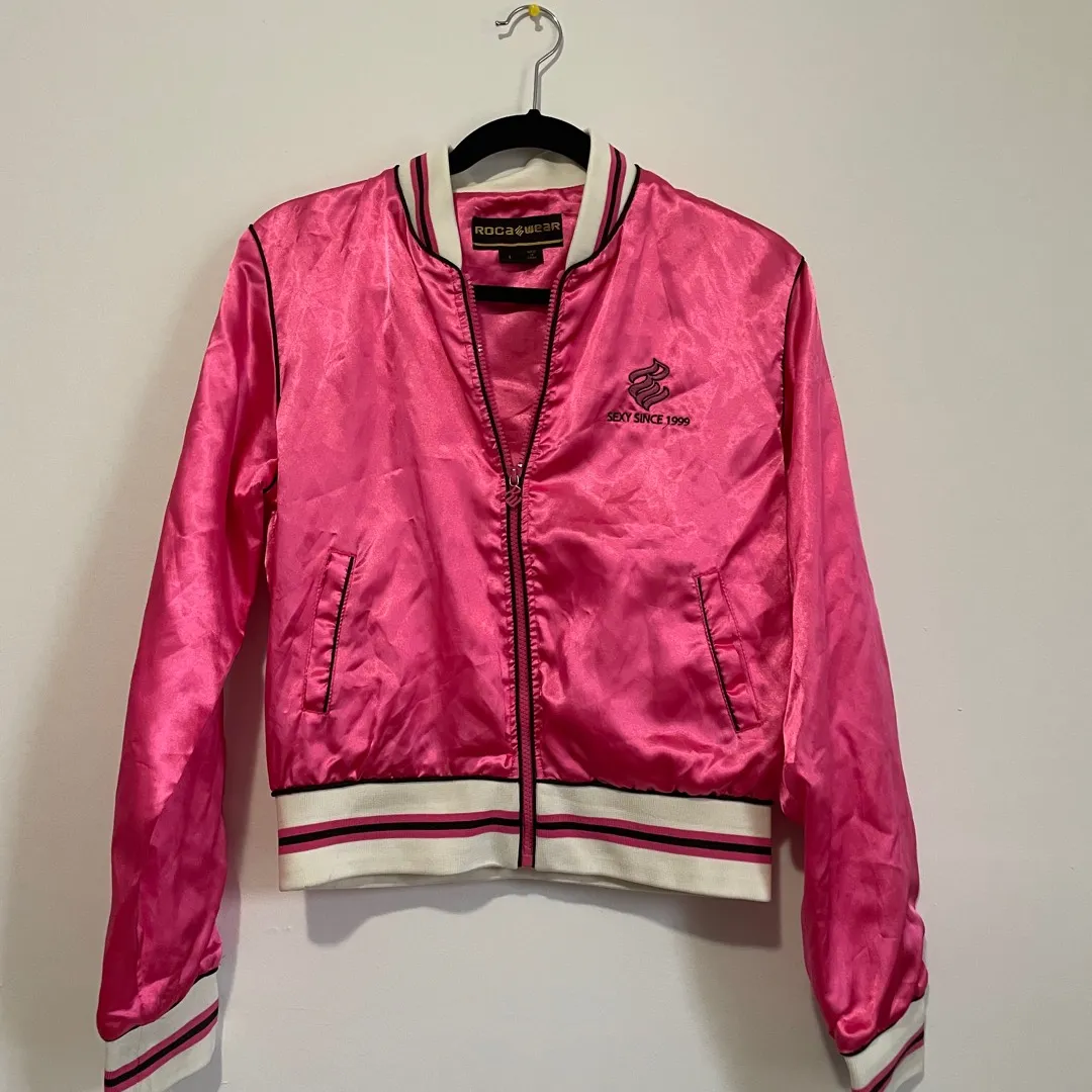 Hot Pink Bomber Jacket photo 1