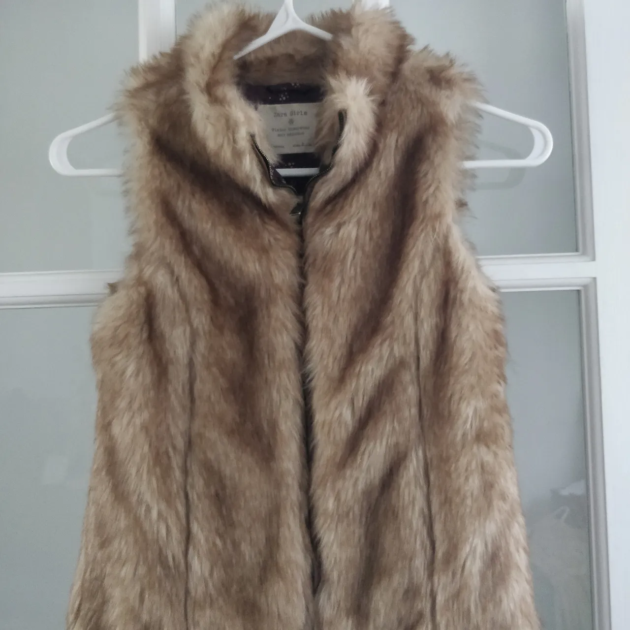 Zara kids size S faux fur vest  photo 1