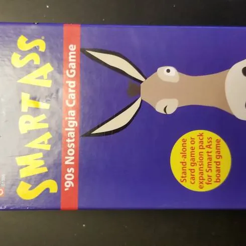 Smart Ass Trivia 90s Nostalgia Card Game photo 1