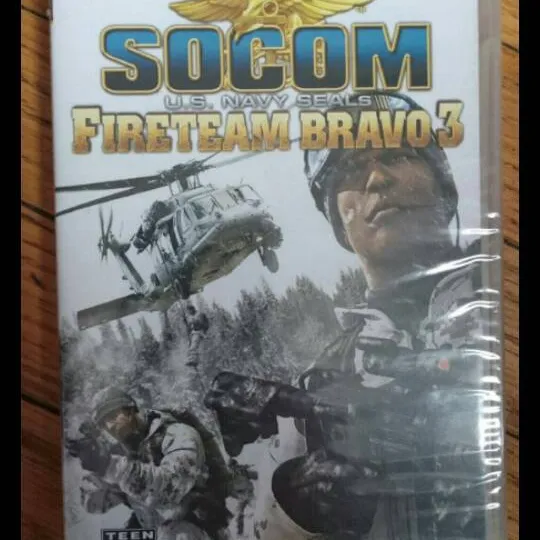 PSP SOCOM Fireteam Bravo 3 Game SEALED NEW photo 1