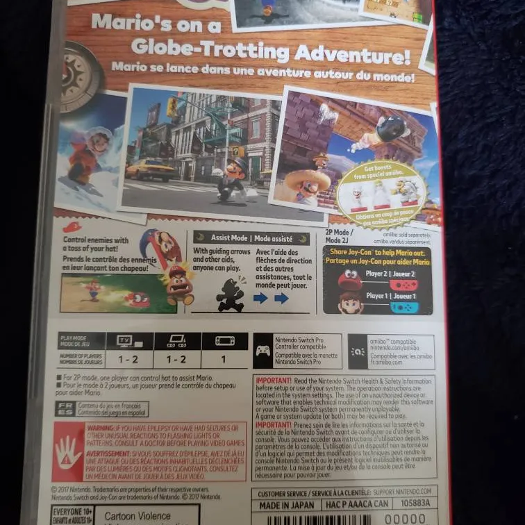 Super Mario Odyssey For Nintendo Switch photo 3