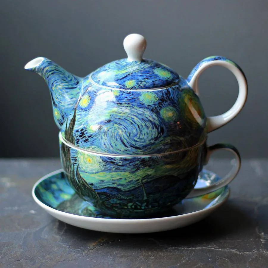 McIntosh Tea For One Set Van Gogh's Starry Night photo 1