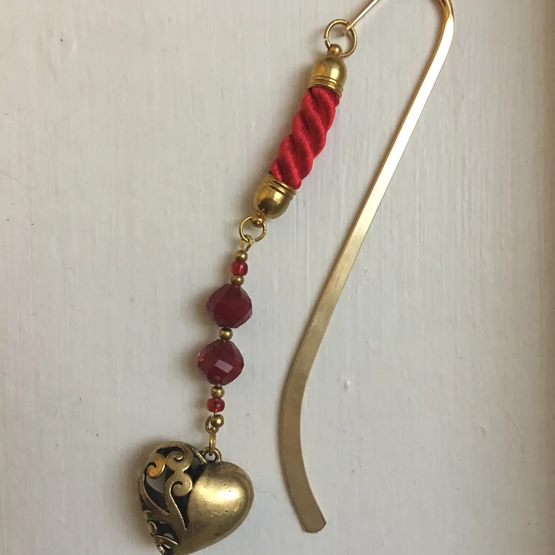 Gold & Red Bookmark photo 1