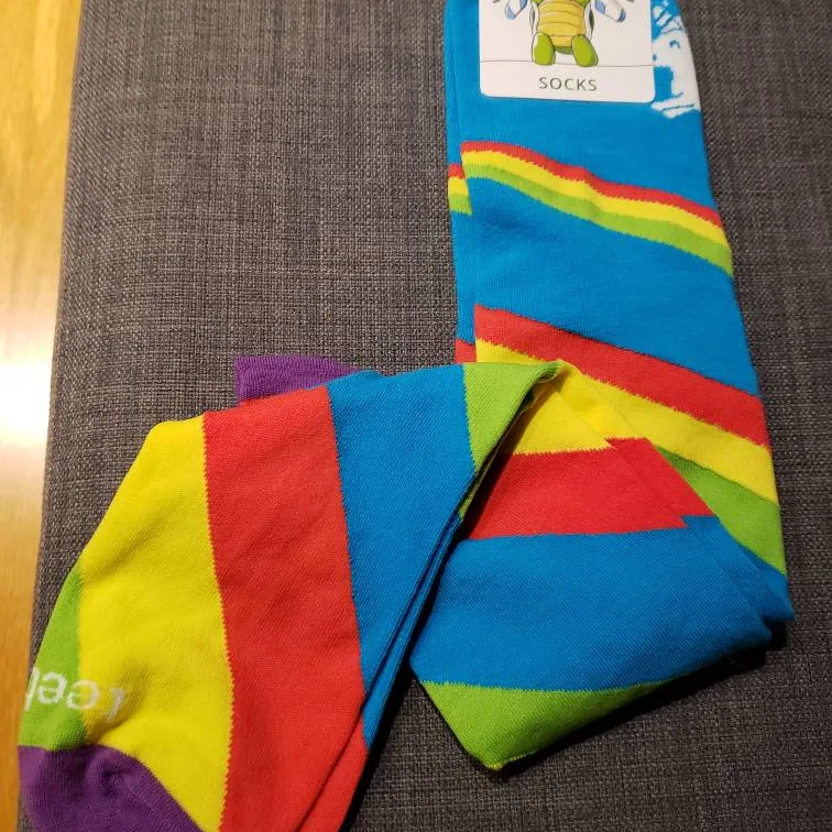 Rainbow Unicorn Teeturtle Socks photo 3