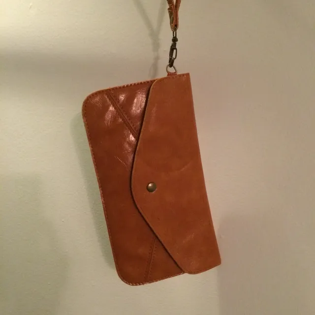 Faux-leather clutch/wallet photo 1