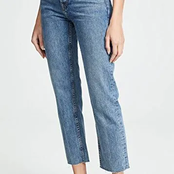 Re/Done Levi's Stovepipe High Rise Jeans photo 1