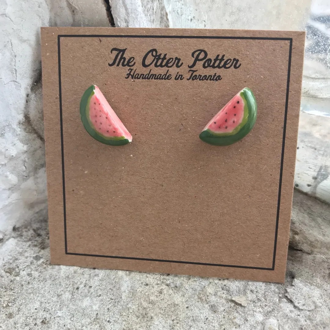 Watermelon Stud Earrings photo 1