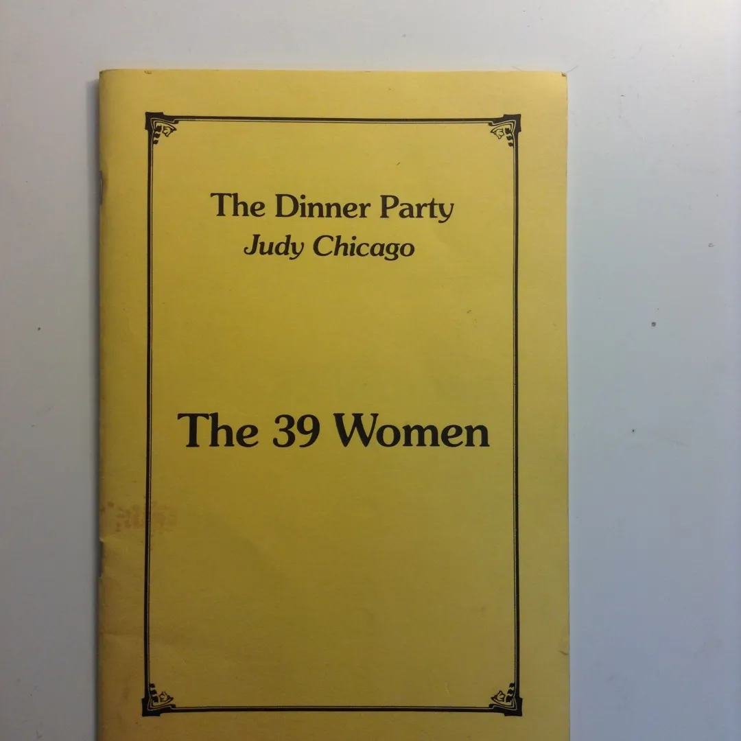 Judy Chicago - The Dinner Party Catalogue photo 1