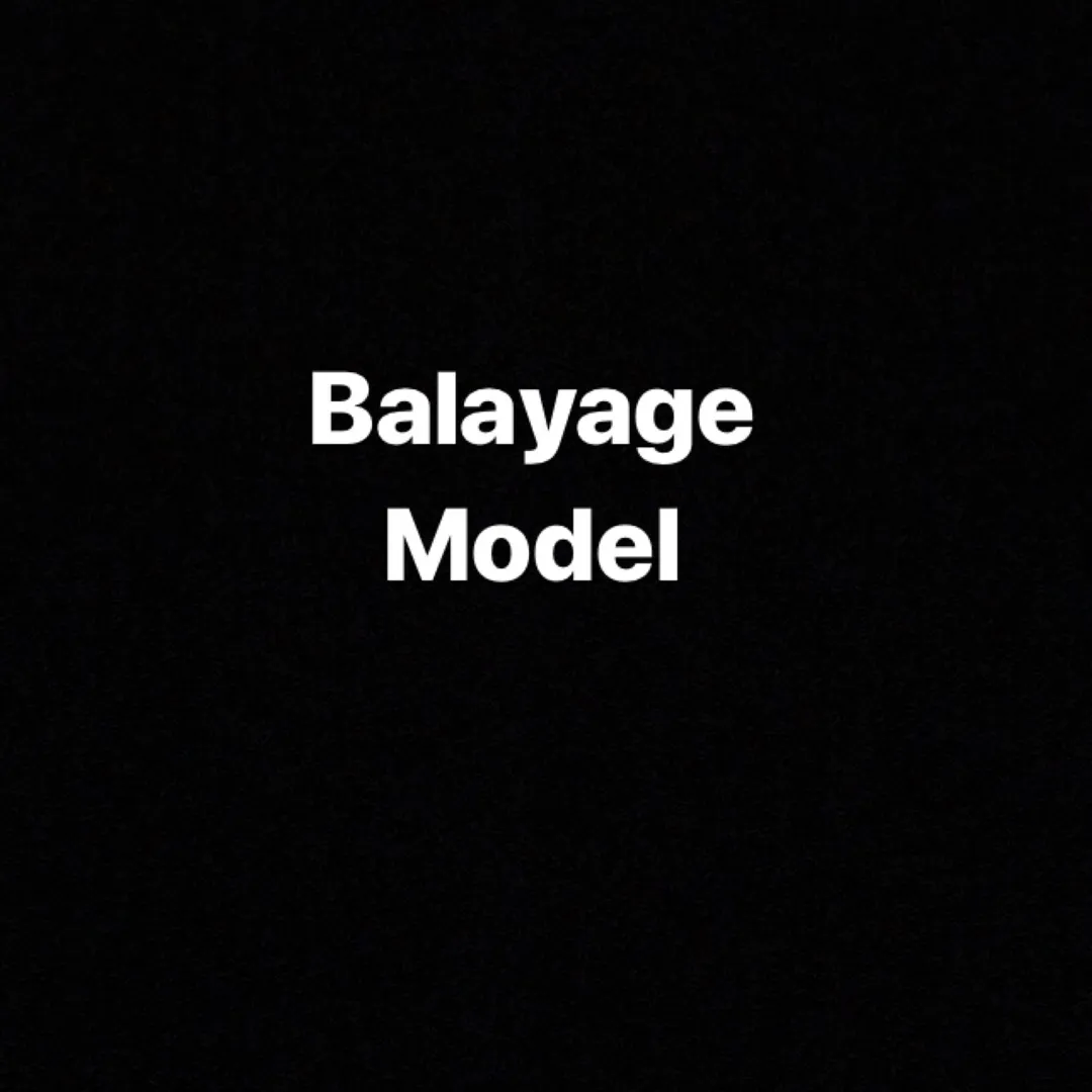 Balayage Model photo 1