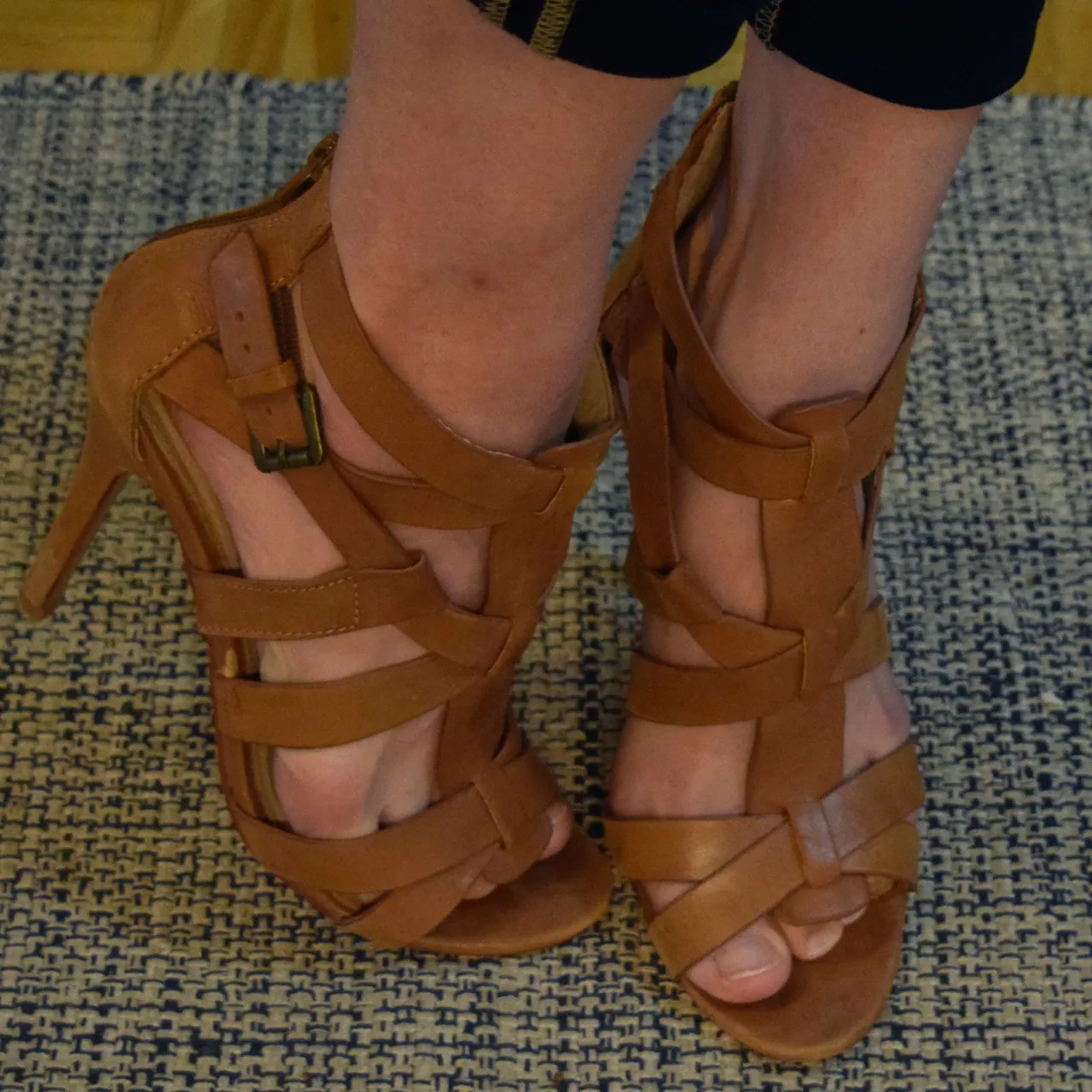 Aldo Tan Strappy Heel Sandals photo 1