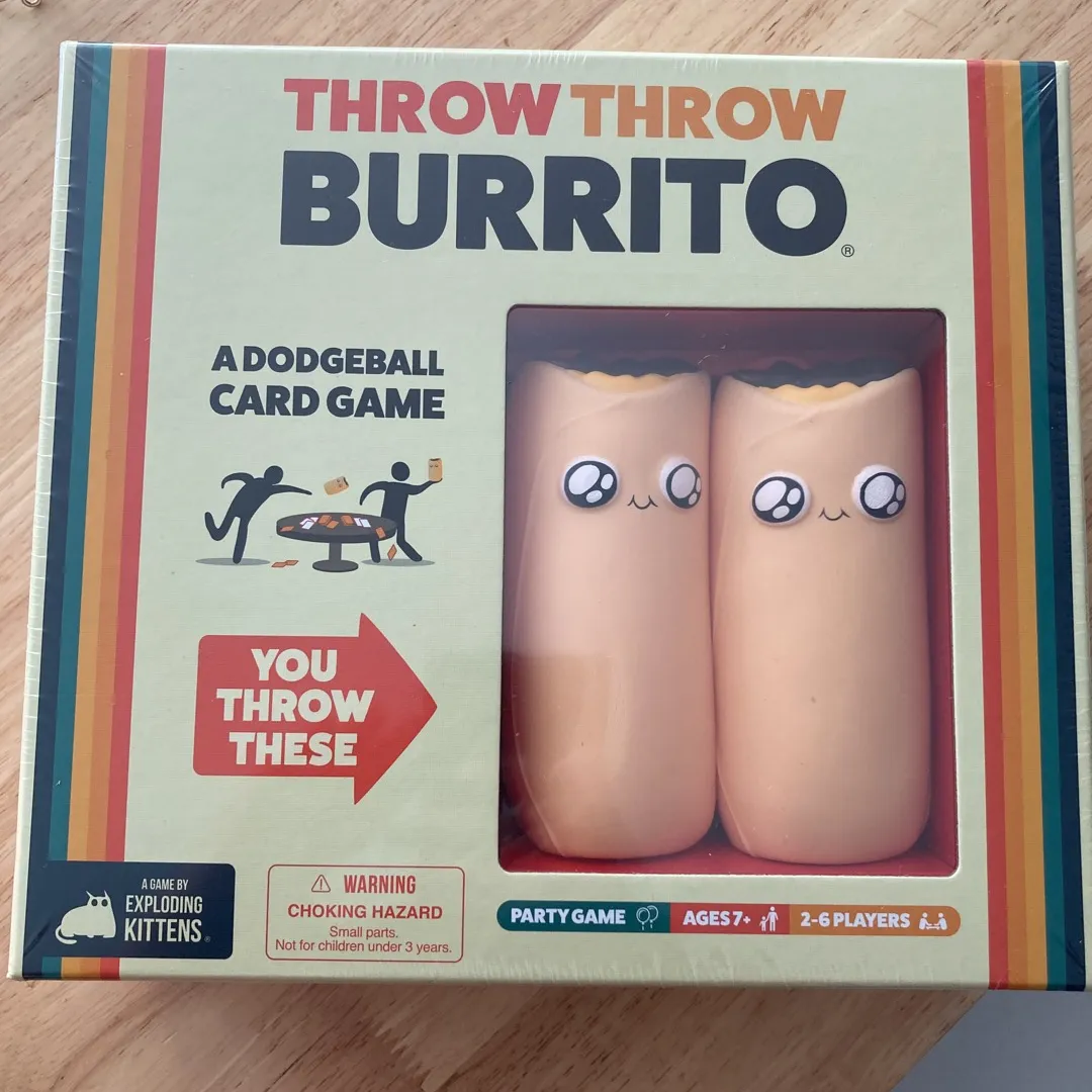 BNIB Throw Throw Burrito photo 1