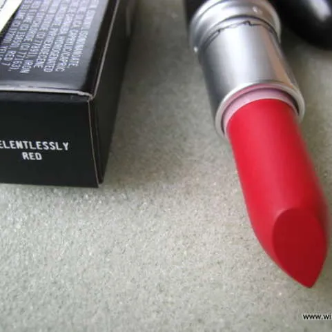Matte MAC Lipstick in Relentlessly Red photo 1