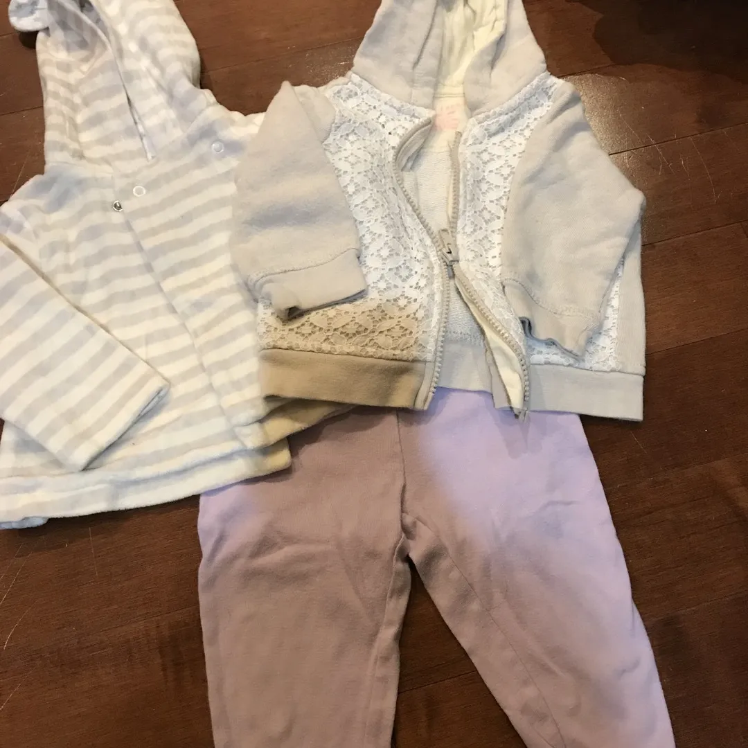 12 Month Toddler Outfit Hoodies And Pants photo 1