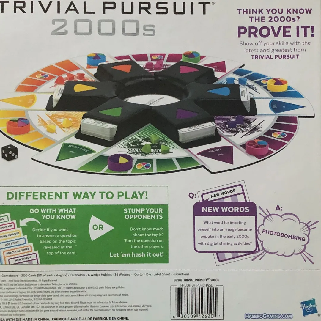 Trivial Pursuit 2000s Board Game photo 3