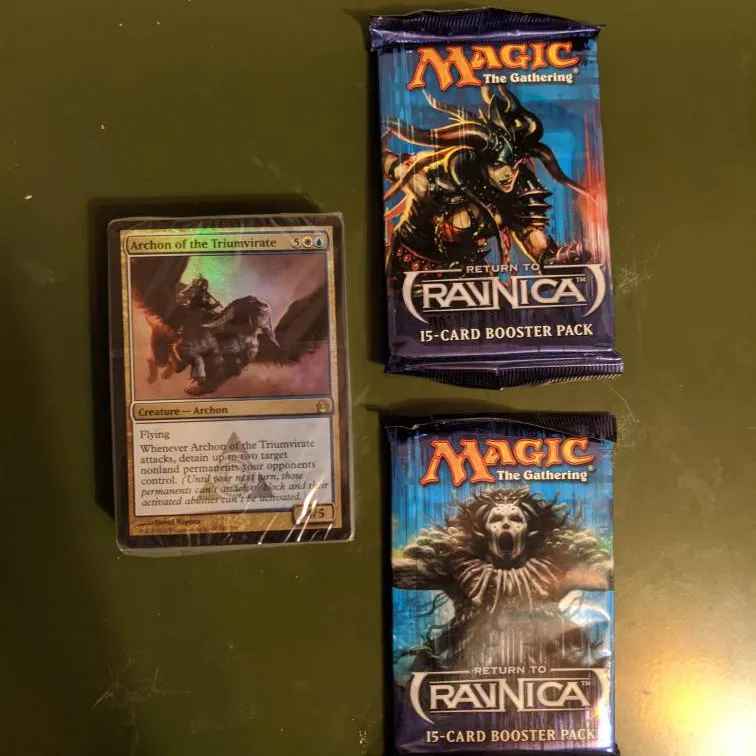 BNIP Magic the Gathering Deck and Two booster packs photo 1