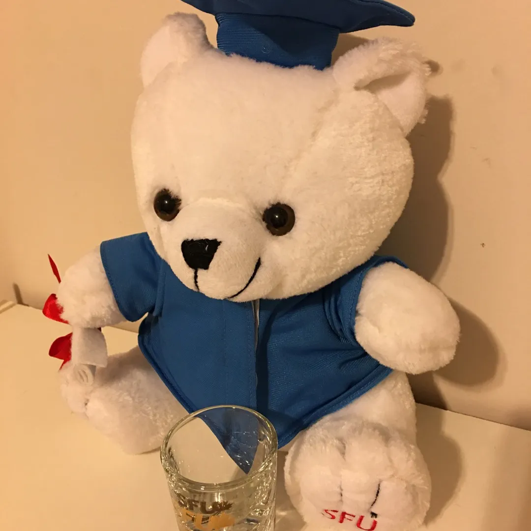 SFU Graduation Bear And Shot Glass photo 3