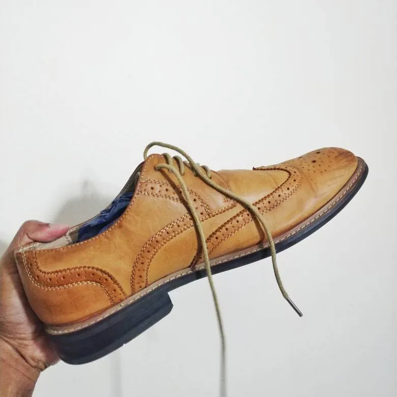 Like New Men Brogue Shoes - Tan photo 1