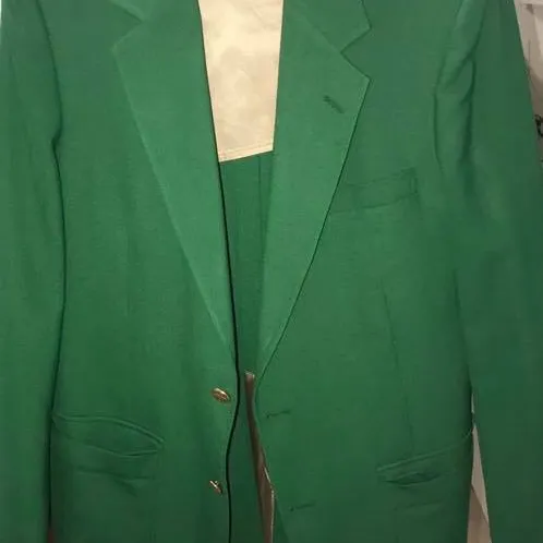 Green Thrifted Blazer photo 1