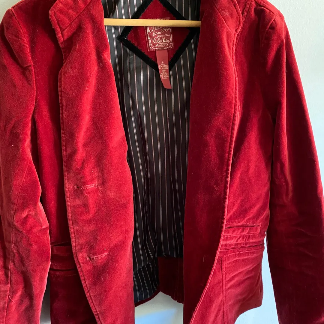 Red Suede Jacket photo 3