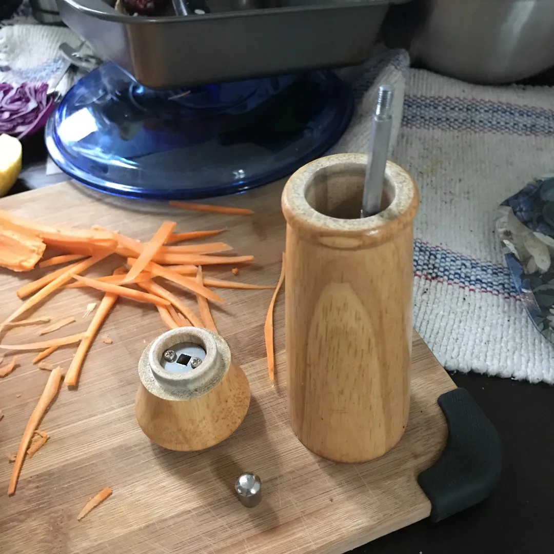 Wooden Pepper grinder photo 1