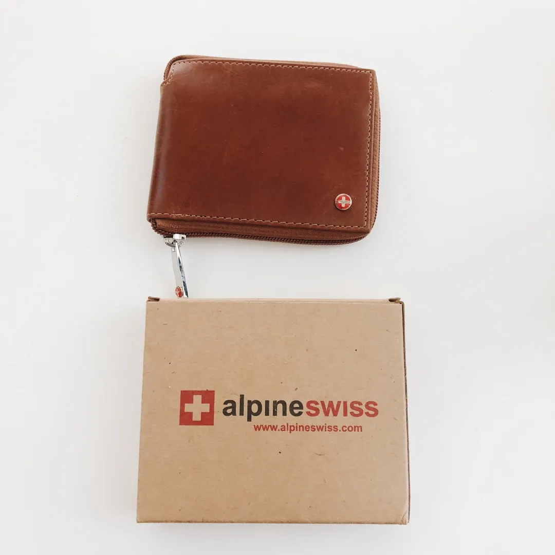 NEW: Alpine Swiss leather wallet photo 7