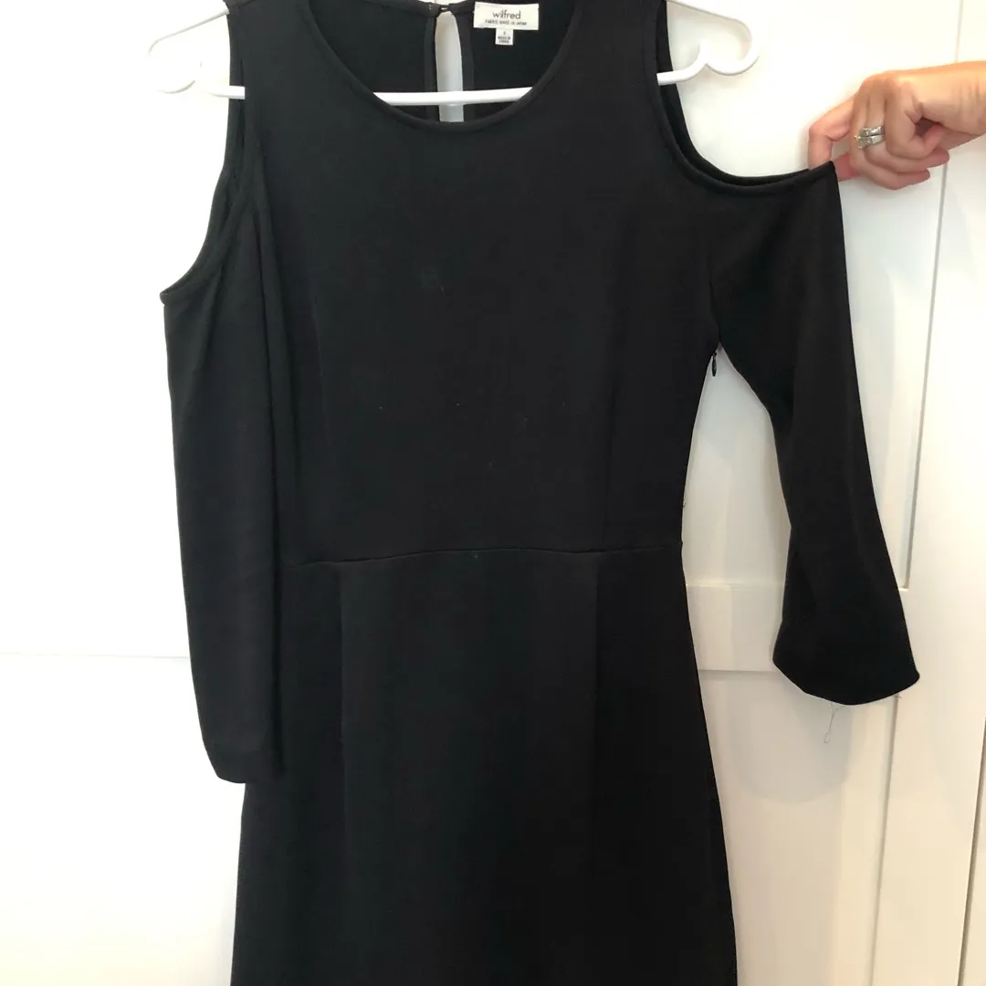 Wilfred Black Dress Size 2 photo 3