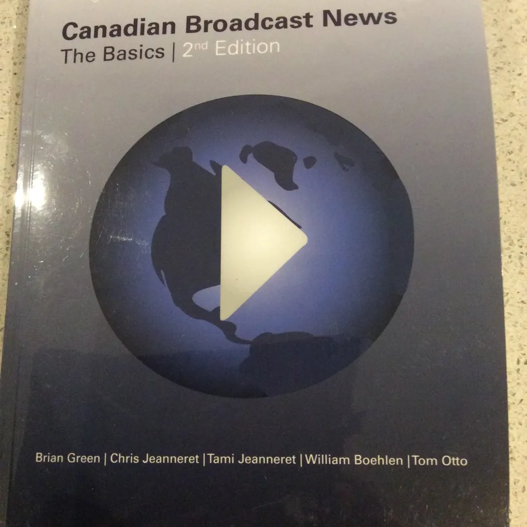Canadian Broadcast News Book photo 1