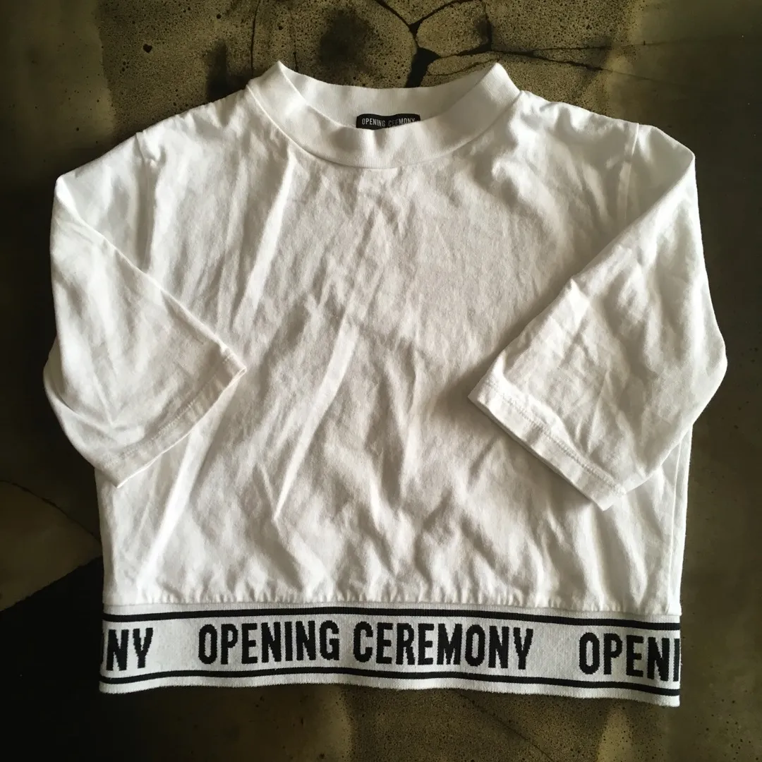 Opening Ceremony Crop T-shirt photo 1