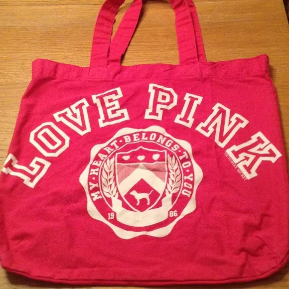 VS PINK Fabric Tote Bags photo 3