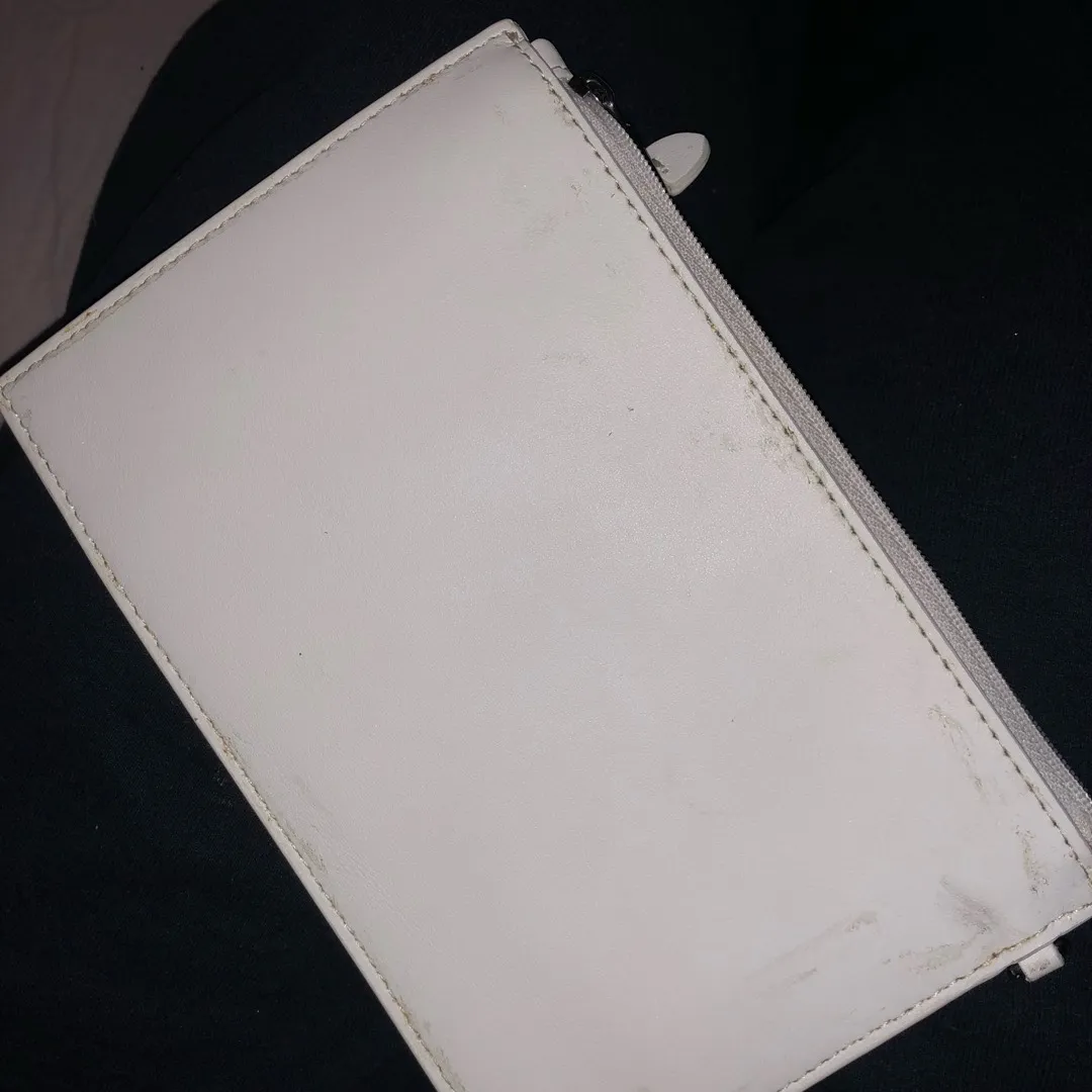 ralph lauren white pouch / clutch / wallet thing photo 3