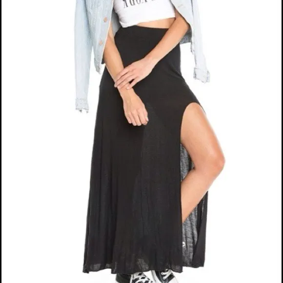 Brandy Melville Black Maxi Skirt photo 1