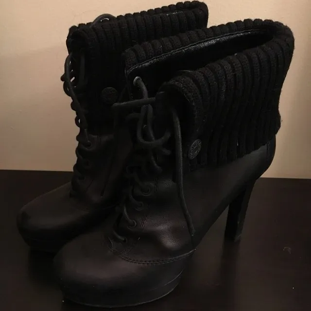 Black Gucci Boots photo 1