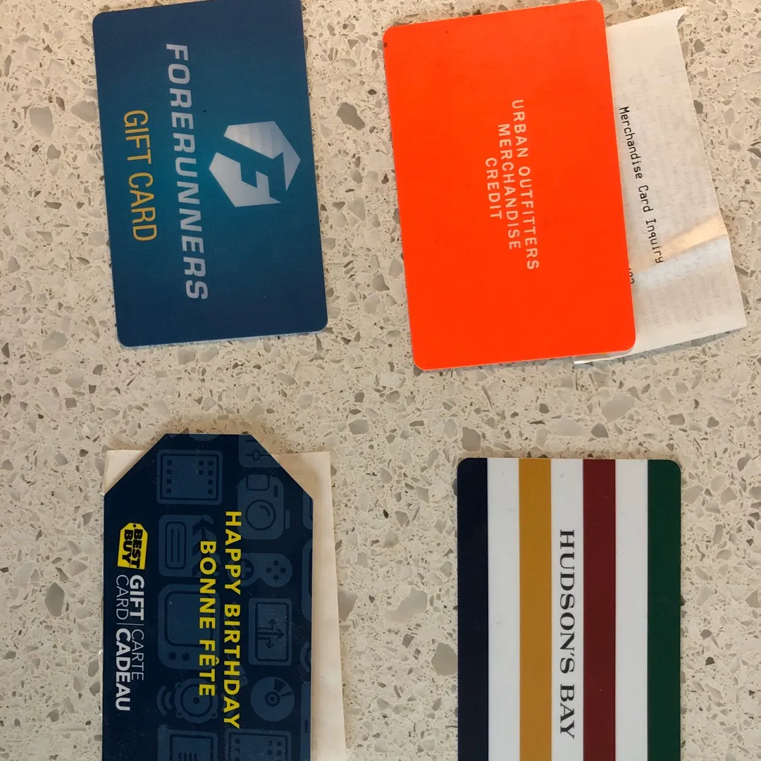 Gift Cards - The Bay / Urban Outfitters / Best Buy photo 1