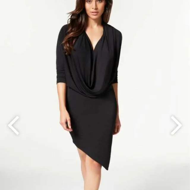 New Black, Asymmetrical Dress (Size XS) photo 6