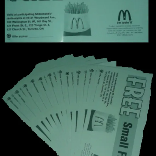 Mcdonald's coupons photo 1