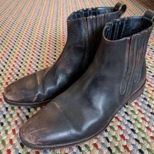 John Varvatos Chelsea Boots. Size 10ish photo 1