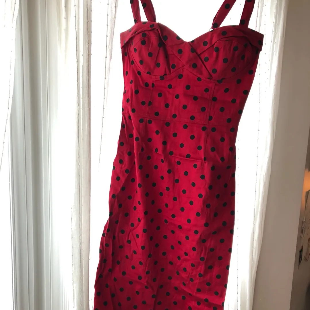 Red Polka Dot Dress (quite sexy) photo 3