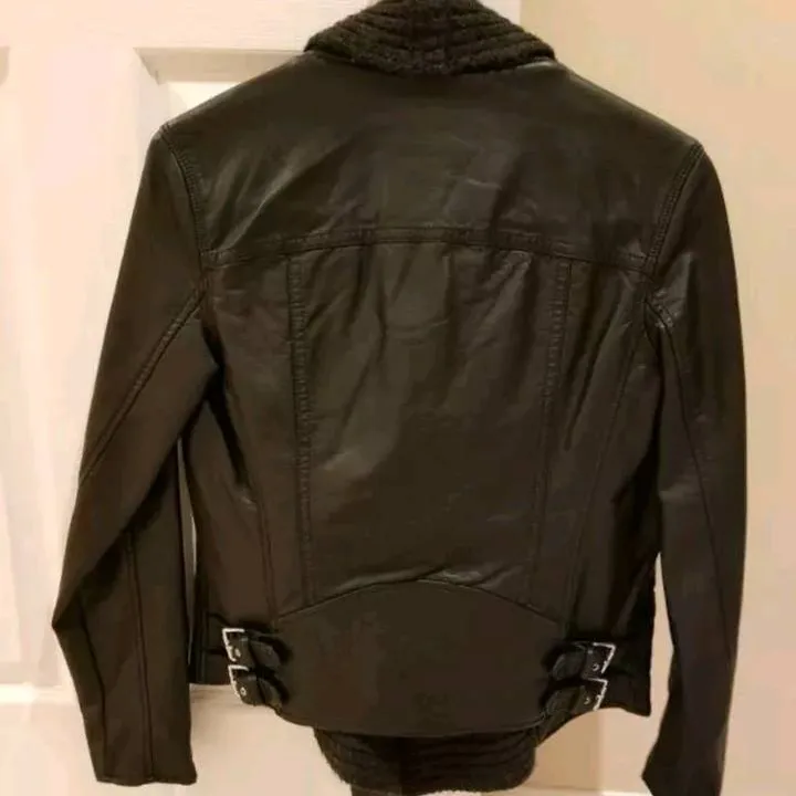 Abercrombie Faux Leather Jacket photo 3