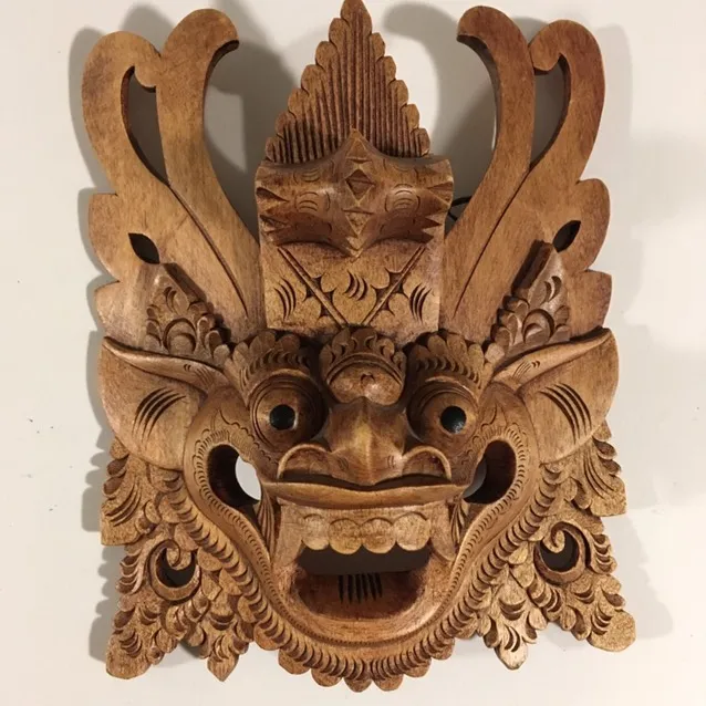 Wooden Mask From Southeast Asia photo 1