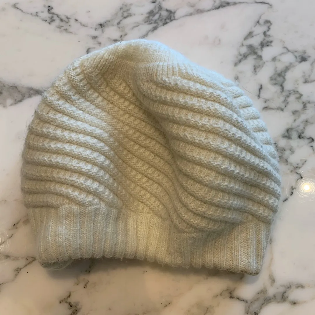 Cream Knit Hat photo 1