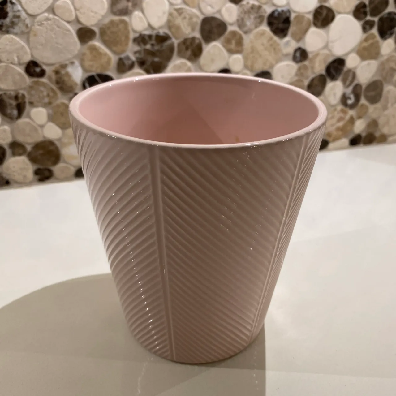Pink Ceramic Plant Pot photo 1